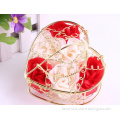 Wedding Gifts Favor Rose Soap with Iron Basket